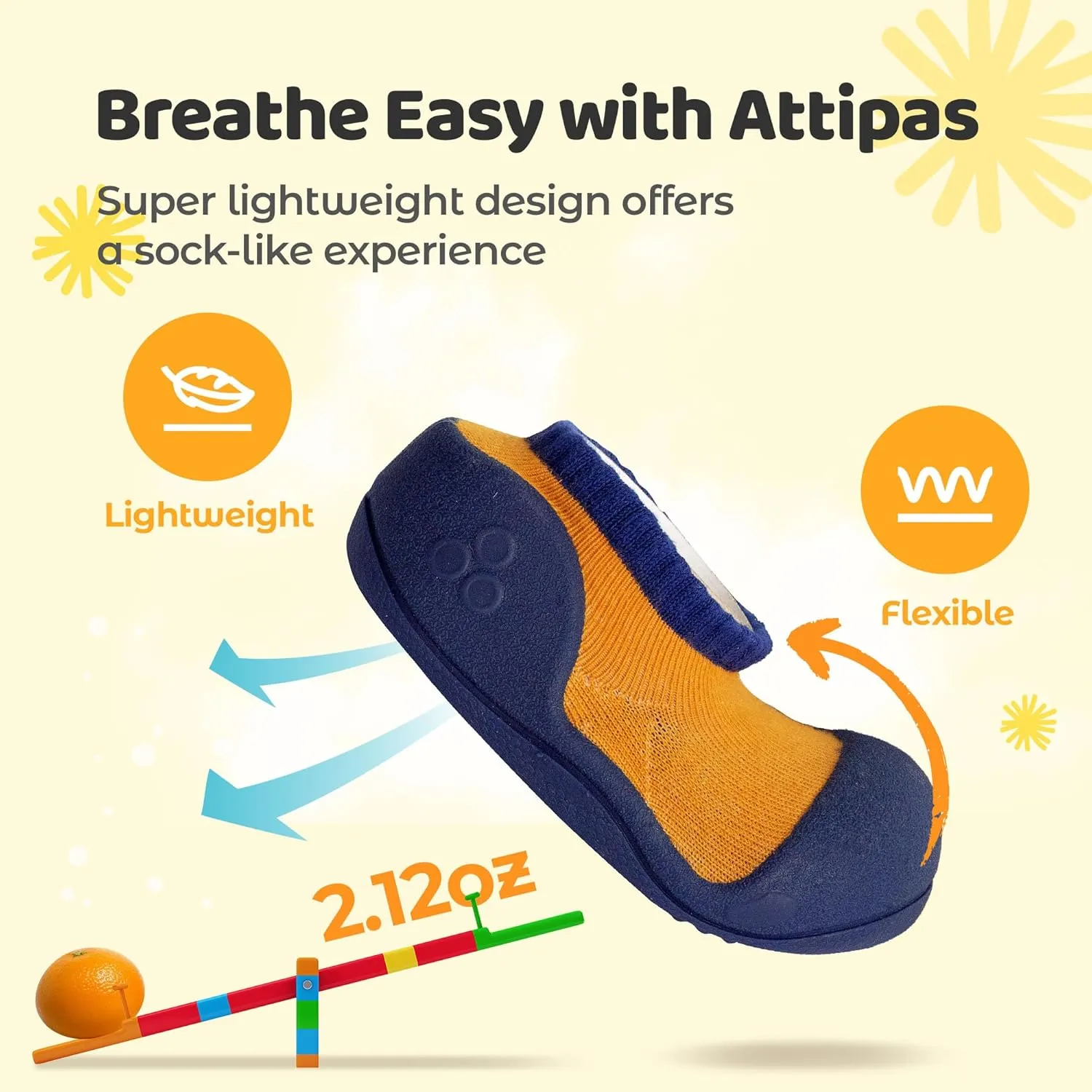 3.5 Baby Sock Shoes for Baby Boy & Girl, Soft, Non-Slip Toddler Sock Shoes, Breathable Infant Walking Shoes, First Steps Baby Shoes, Fun Animal-Themed Designs, Easy to Put On