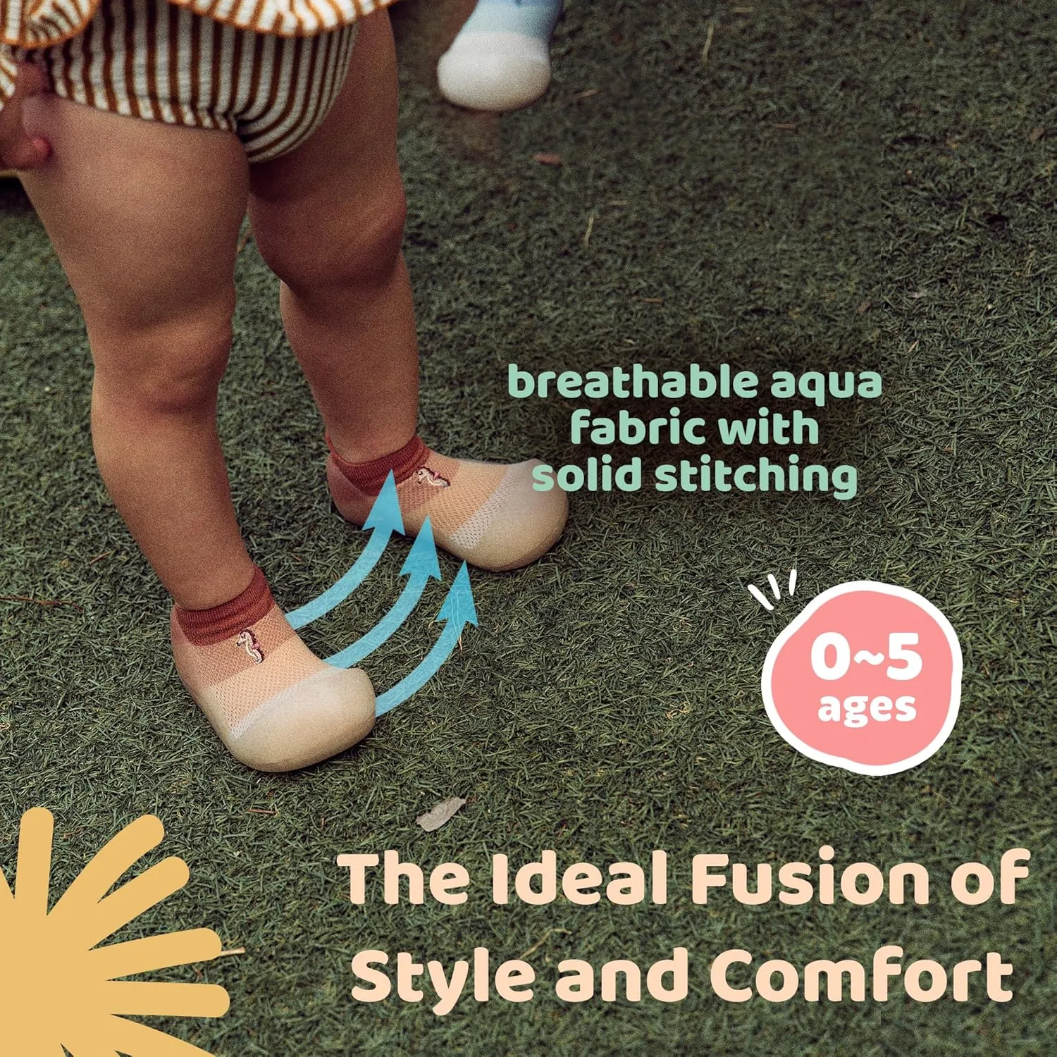 3.5 Baby Sock Shoes for Baby Boy & Girl, Soft, Non-Slip Toddler Sock Shoes, Breathable Infant Walking Shoes, First Steps Baby Shoes, Fun Animal-Themed Designs, Easy to Put On