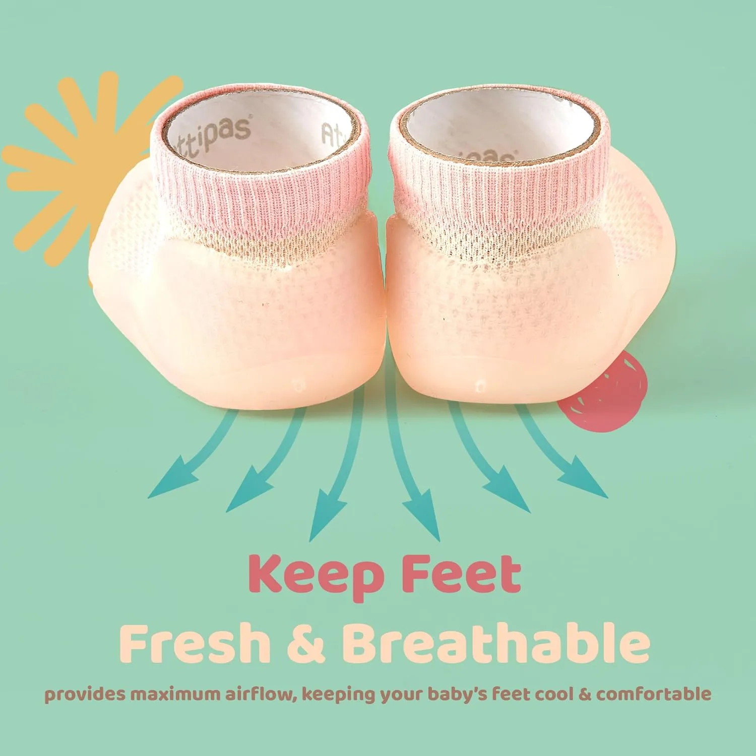 3.5 Baby Sock Shoes for Baby Boy & Girl, Soft, Non-Slip Toddler Sock Shoes, Breathable Infant Walking Shoes, First Steps Baby Shoes, Fun Animal-Themed Designs, Easy to Put On