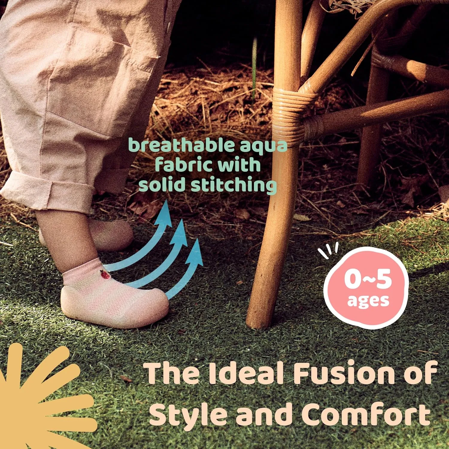 3.5 Baby Sock Shoes for Baby Boy & Girl, Soft, Non-Slip Toddler Sock Shoes, Breathable Infant Walking Shoes, First Steps Baby Shoes, Fun Animal-Themed Designs, Easy to Put On