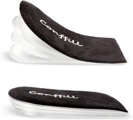 Adjustable Orthopedic Heel Lift Inserts - Gel Height Increase Insoles for Women Men, Leg Length Discrepancy, Pain, Spurs - 4-Layer Stackable Shoe Lifts for Shorter Leg, Uneven HIPS