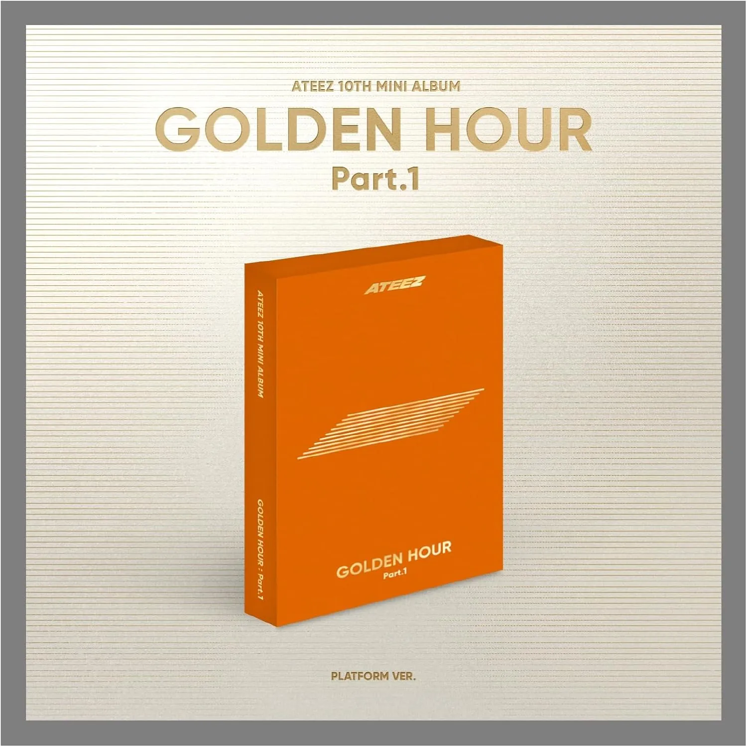 ATEEZ Golden Hour : Part.1 10th Mini Album with Tracking Sealed ATZ (Platform Version)
