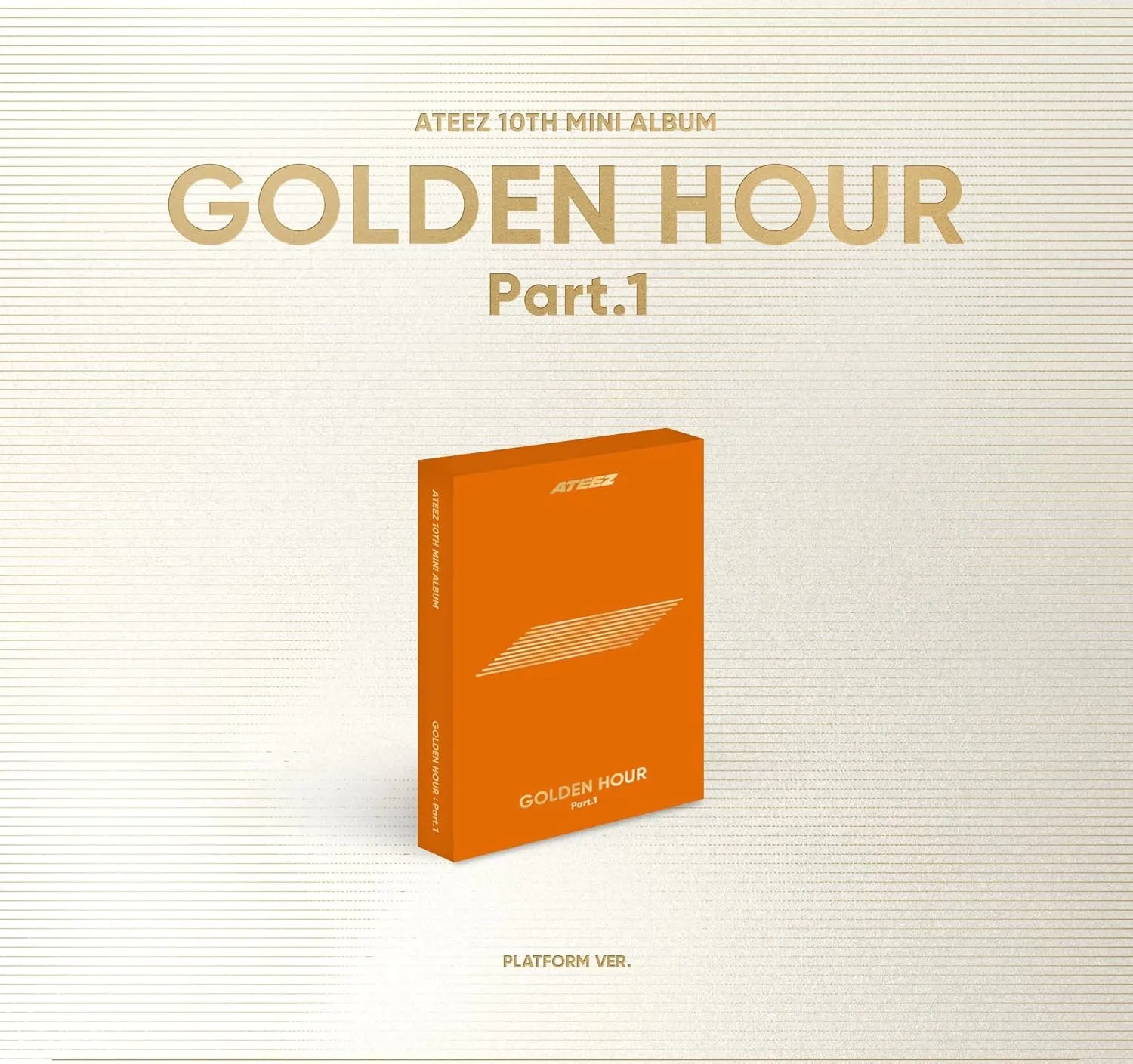 ATEEZ Golden Hour : Part.1 10th Mini Album with Tracking Sealed ATZ (Platform Version)
