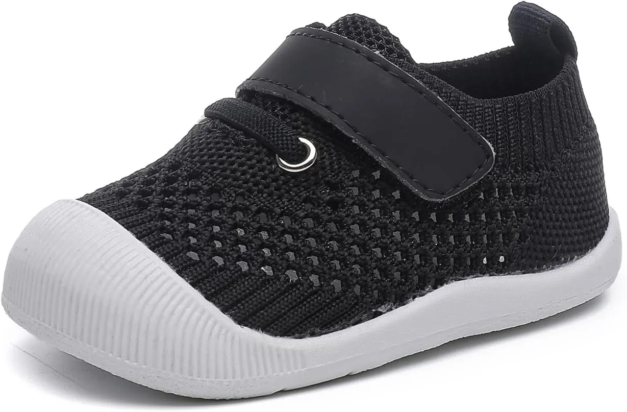 Baby Boys & Girls First Walking Shoes - Non-Slip, Breathable Infant Sneakers for 6-18 Months