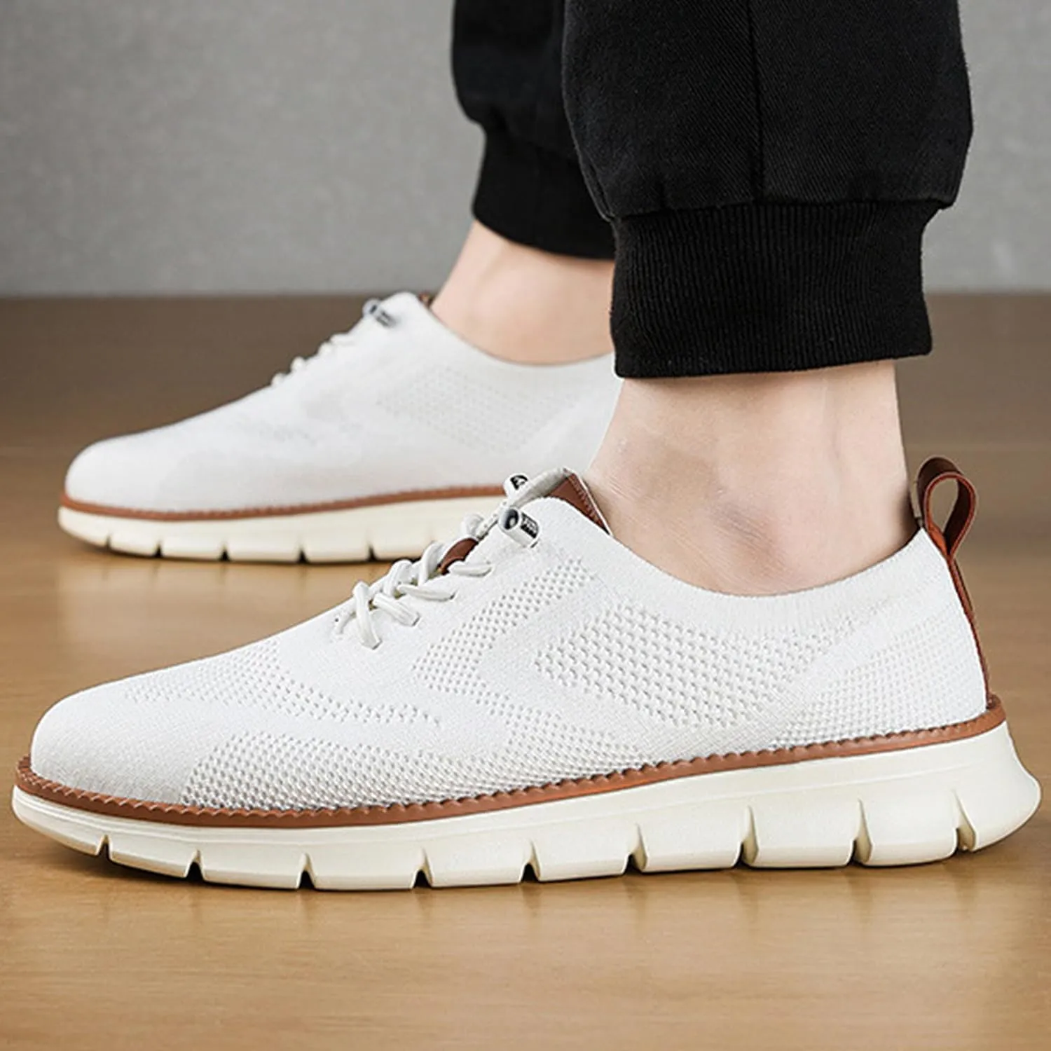Breeze Shoes for Men Oxfords, Casual Shoes Breathable, Lightweight Walking Shoes