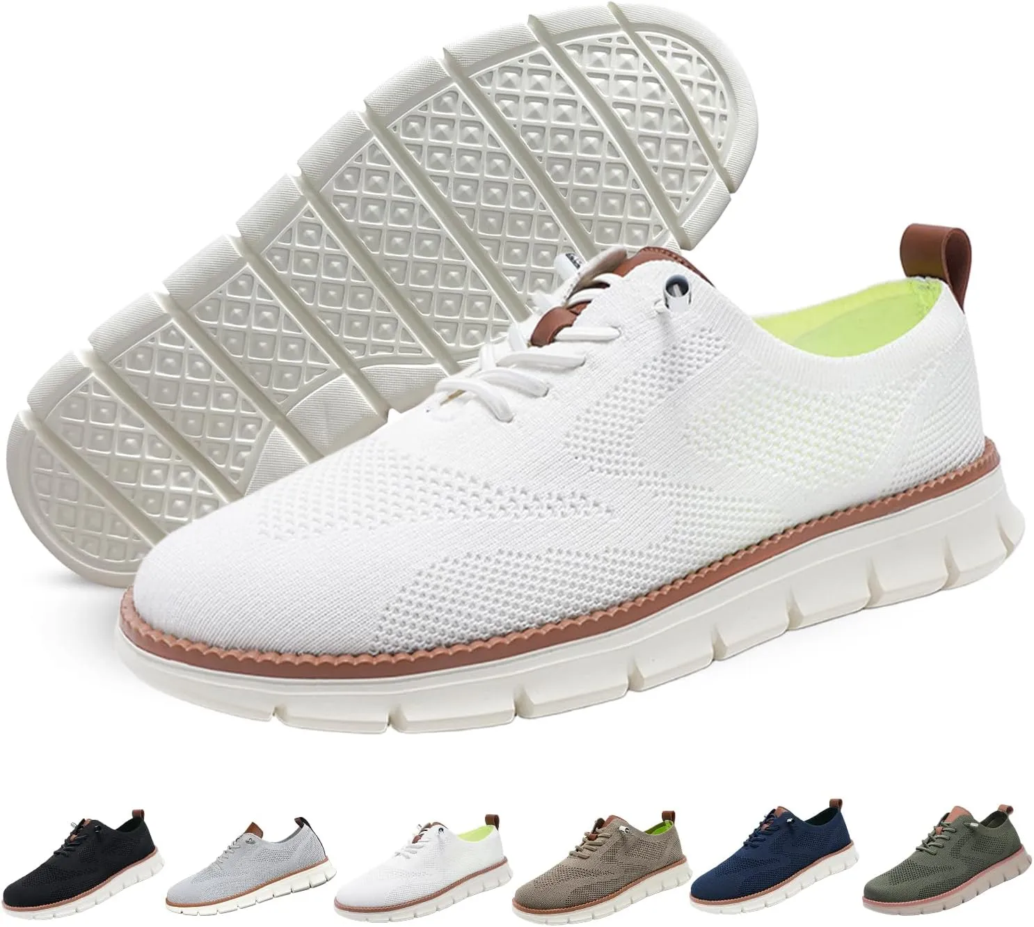 Breeze Shoes for Men Oxfords, Casual Shoes Breathable, Lightweight Walking Shoes