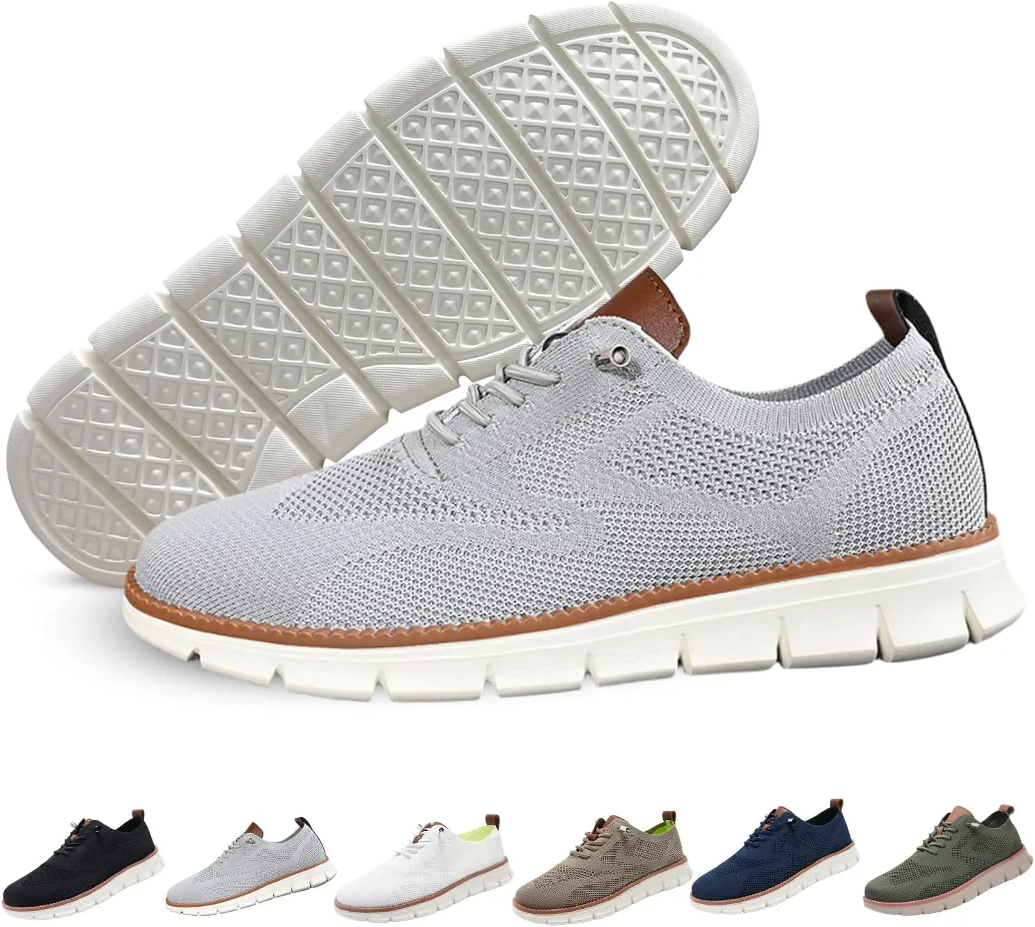 Breeze Shoes for Men Oxfords, Casual Shoes Breathable, Lightweight Walking Shoes