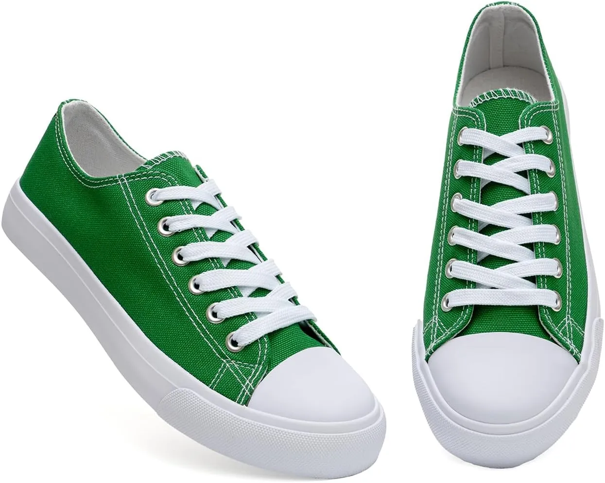 Canvas Shoes for Women Casual Low Top Sneakers Fashion Womens Tennis Shoes for Everyday Wear