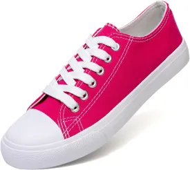 Canvas Shoes for Women Casual Low Top Sneakers Fashion Womens Tennis Shoes for Everyday Wear