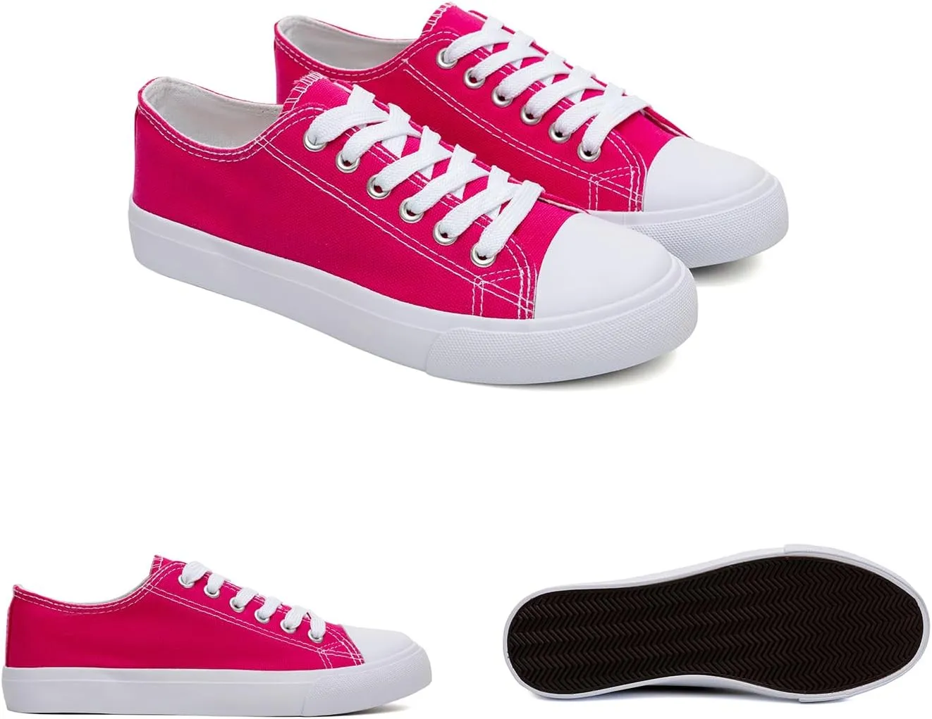 Canvas Shoes for Women Casual Low Top Sneakers Fashion Womens Tennis Shoes for Everyday Wear