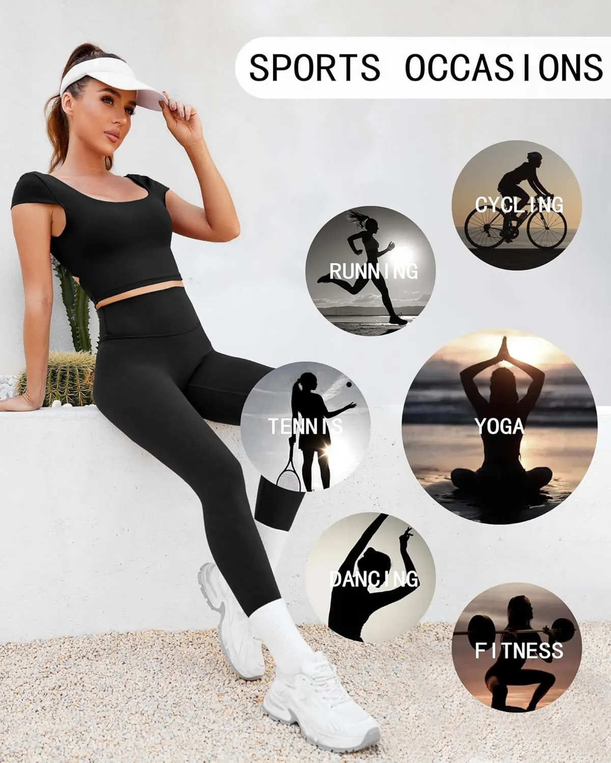 DaiLiWei Open Back Workout Tops for Women Short Sleeve Longline Sports Bras Support Crop Tank Yoga Shirts with Built in Bra