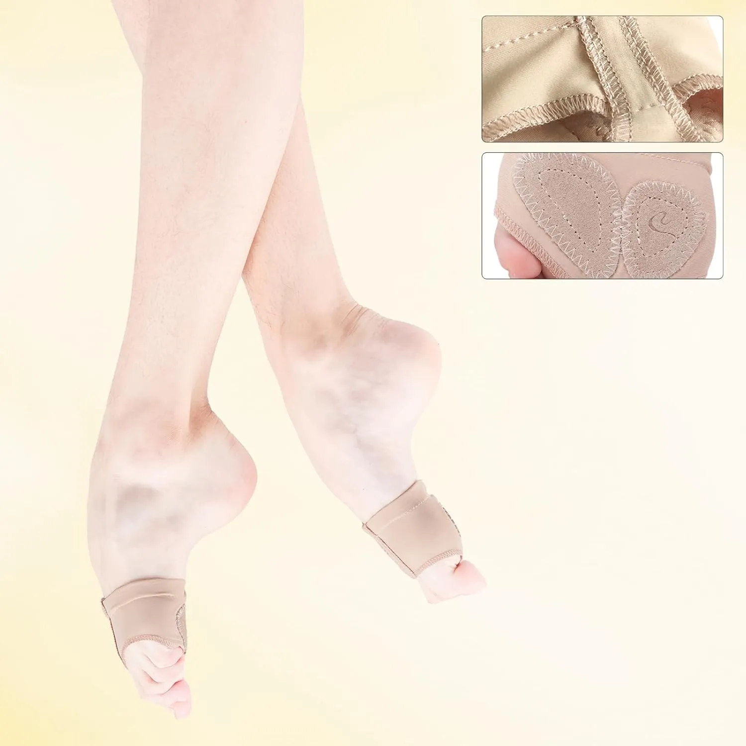 Dance Foot Undies Thong Half Sole Shoes Lyrical Dance Paws Pads Ballet Belly Contemporary Dance Shoes for Women Girls