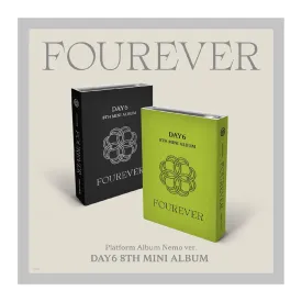 DAY6 FOUREVER 8th Mini Album Contents Photocard etc Tracking Day SIX D6 (Platform Black Version)
