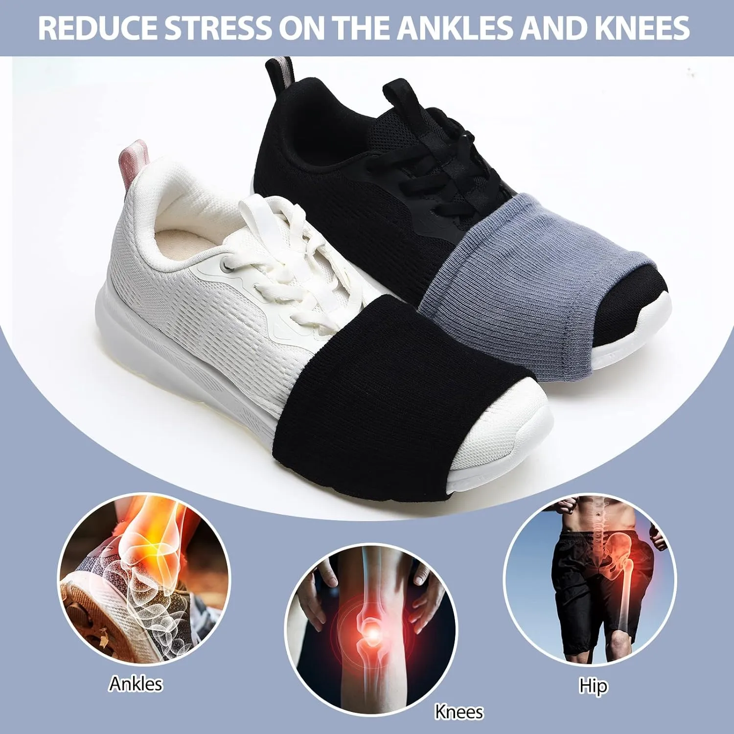 Haysandy 8 Pairs Dance Shoe Covers Over Shoes Socks for Dancer Women