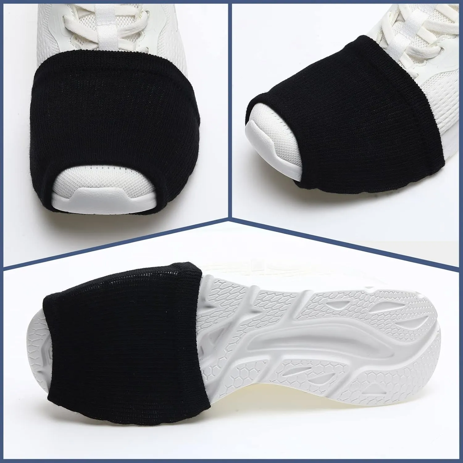 Haysandy 8 Pairs Dance Shoe Covers Over Shoes Socks for Dancer Women