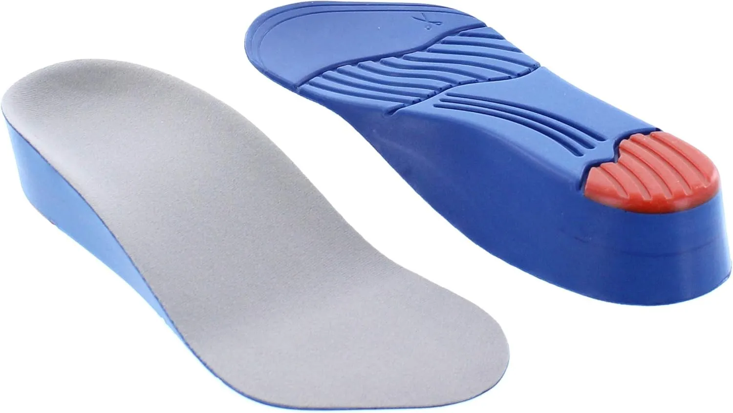 Height Increase Insole, Shoe Lifts For Men - High Arch Mid Sole Support 3/4 Length Elevator Shoe Lift - 1.5 Inches Taller (Men)