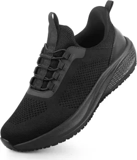 Non Slip Shoes for Men Food Service Slip Resistant Work Shoe Mens in Restaurant Kitchen Chef Slip On Walking Sneakers Breathable Lightweight