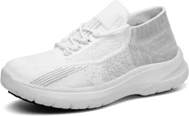 Non Slip Shoes for Women Work Food Service, White Slip Resistsnt Restaurant Comfortable, Breathable, and Wear-Resistant