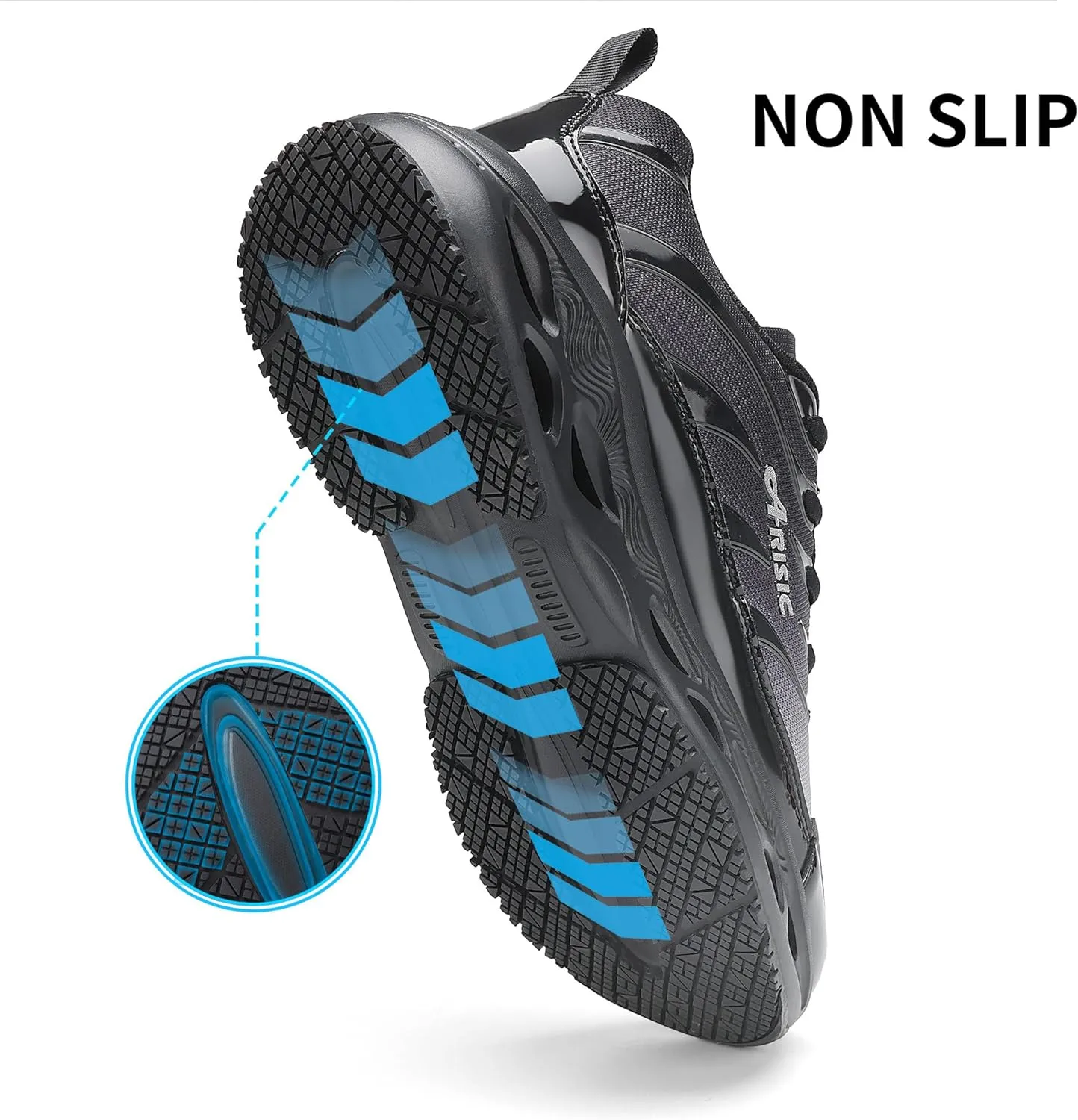 Non Slip Work Shoes for Men Women Waterproof Sneakers Men Comfortable Restaurant Chef Shoes Slip Resistant Shoes for Men Breathable Walking Sneakers for Daily Use