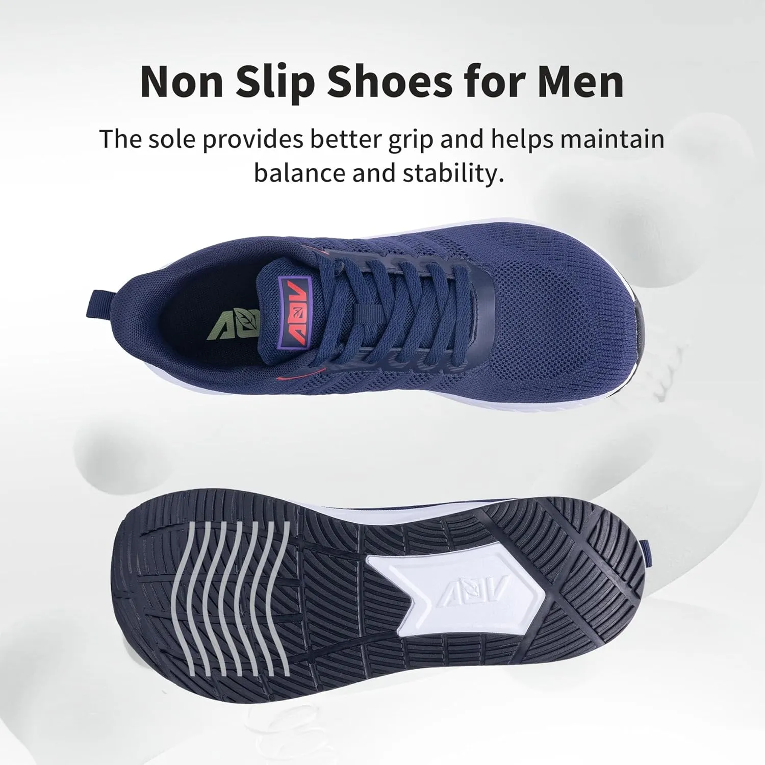 QAUPPE Wide Toe Box Shoes for Men Walking Shoes with Arch Support Plantar Fasciitis Orthotic Sneakers Air Tennis Sneakers US 8-13
