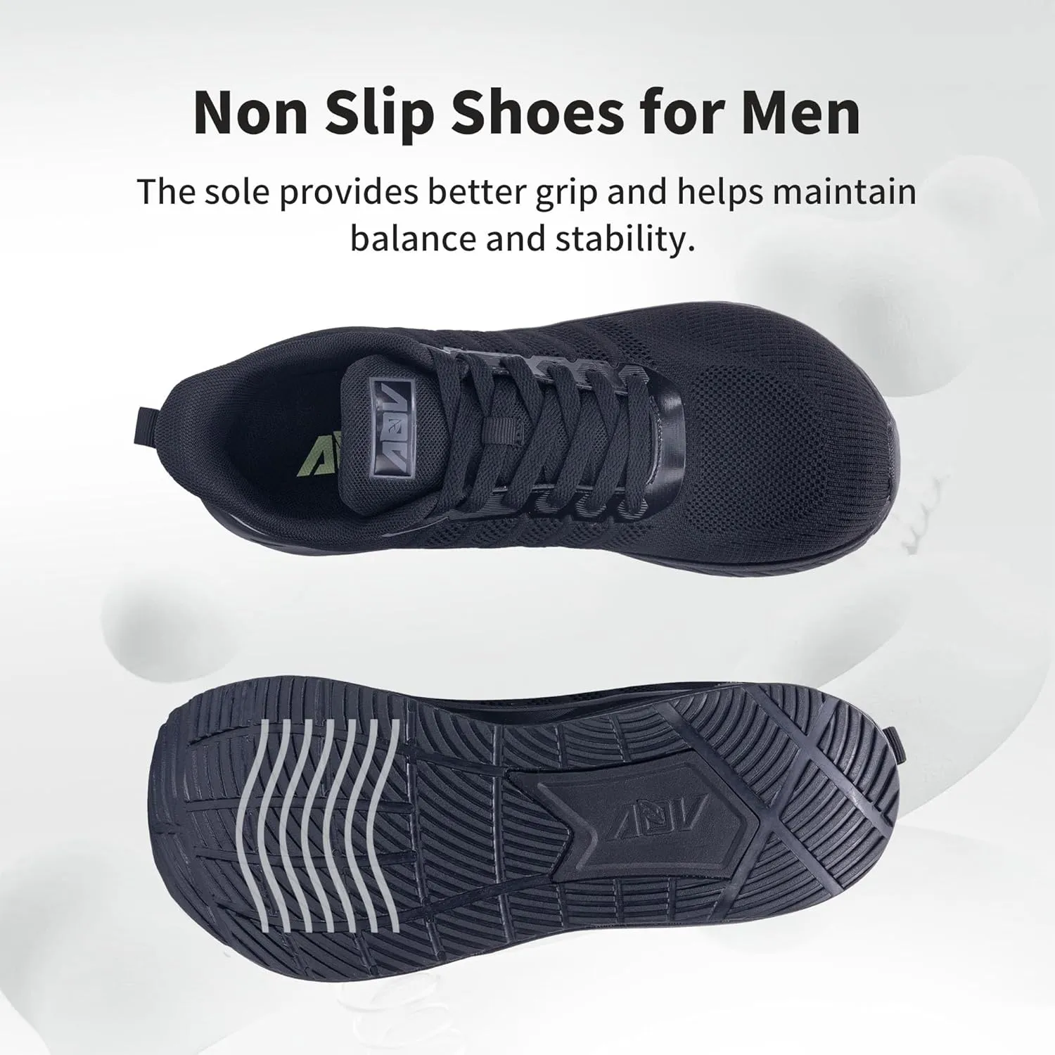 QAUPPE Wide Toe Box Shoes for Men Walking Shoes with Arch Support Plantar Fasciitis Orthotic Sneakers Air Tennis Sneakers US 8-13
