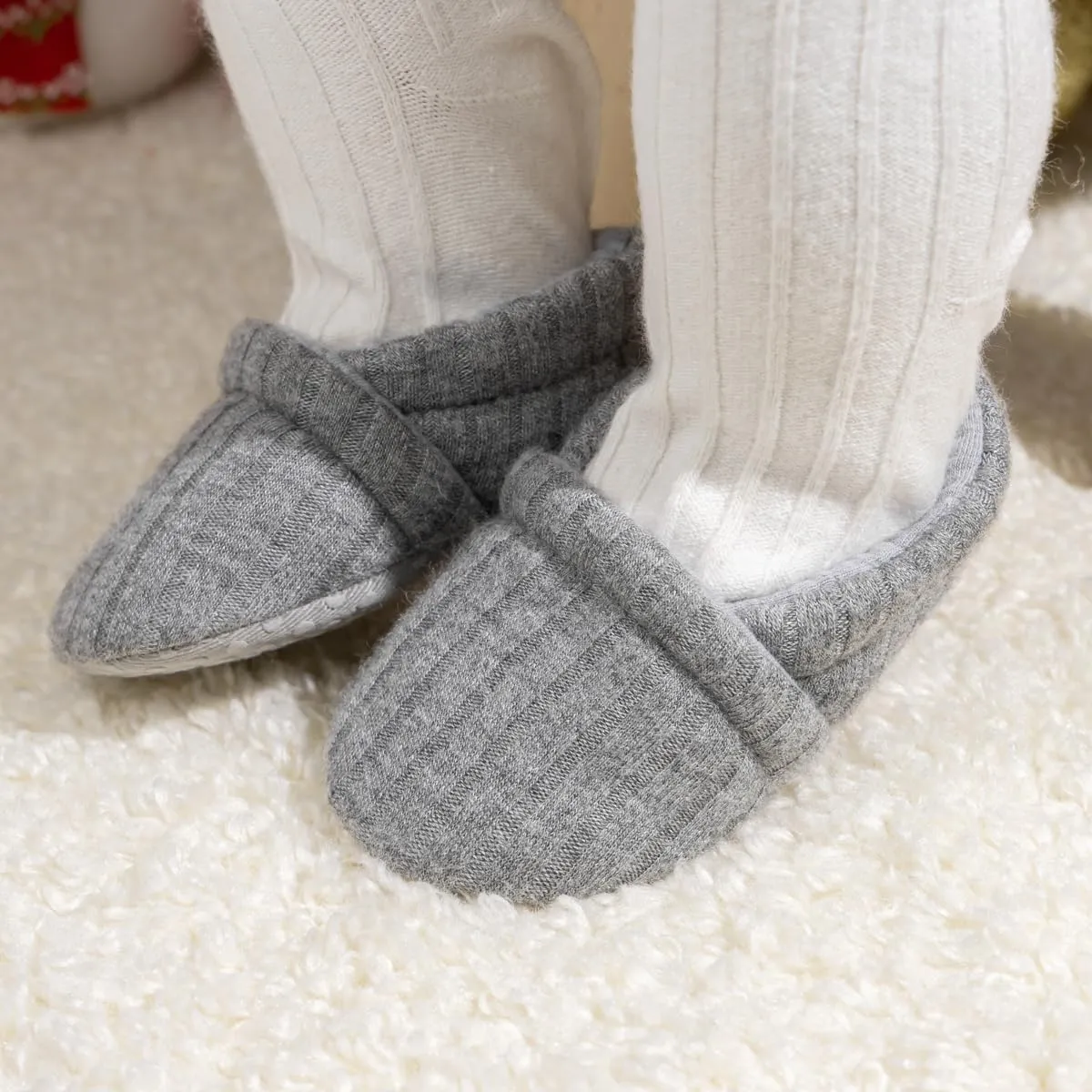 Sawimlgy Newborn Infant Baby Boys Girls Cute Cartoon Slipper Soft Non Skid Sole Slip On House Animal Indoor Sock Shoes Crib Moccasins for New Walkers