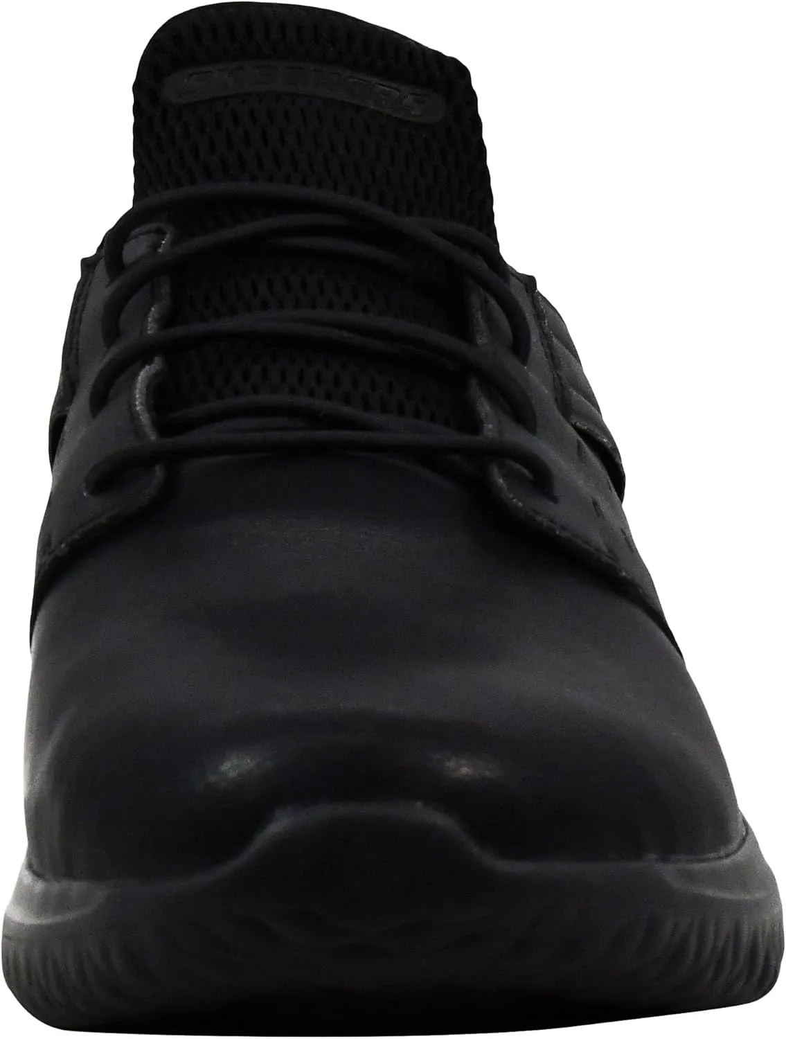 Skechers Men's Delson 3.0 - Ezra Leather Bungee Lace Slip on Sneakers