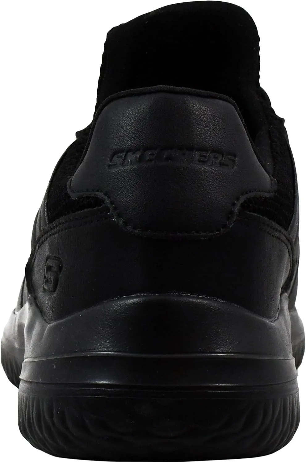 Skechers Men's Delson 3.0 - Ezra Leather Bungee Lace Slip on Sneakers
