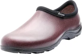Sloggers Original Waterproof Work Shoe for Men  Outdoor Slip-On Rain and Durable Garden Footwear Made in The USA with Premium Comfort Support Insole, Leather Print Brown- Size 12