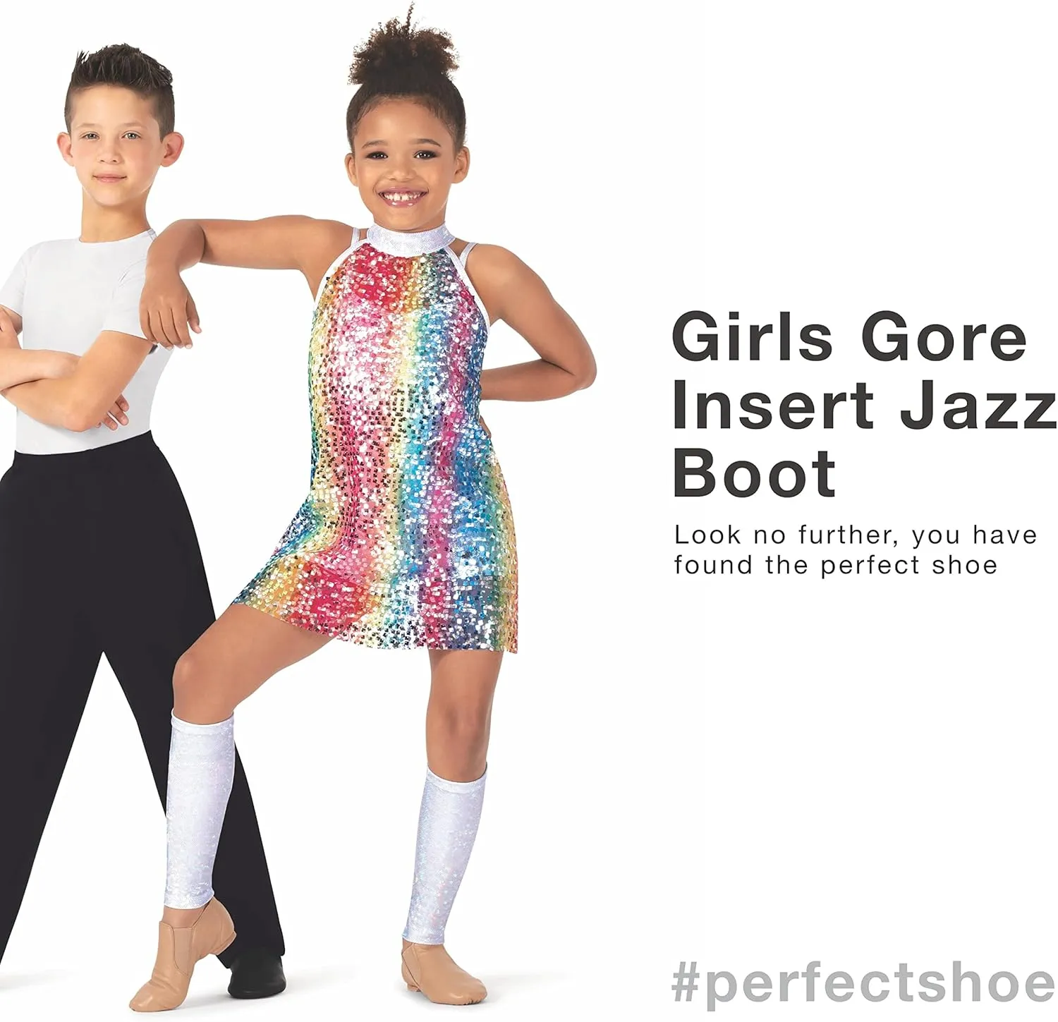 Theatricals Girls Gore Insert Jazz Boot