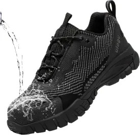 ulogu Women's Waterproof Hiking Shoes Lightweight Non-Slip Comfy All Day Walking Work Sneakers 6-Month Warranty
