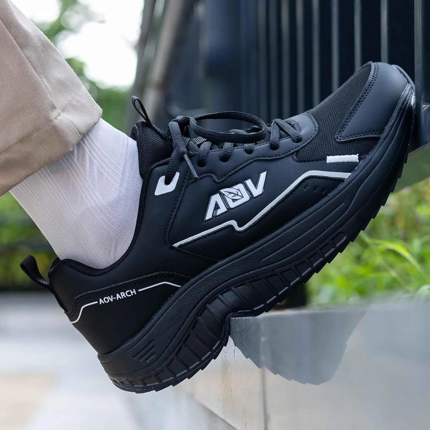 Walking Shoes for Men Arch Support Plantar Fasciitis Shoes Orthotic Tennis Sneakers for Foot Pain Relief