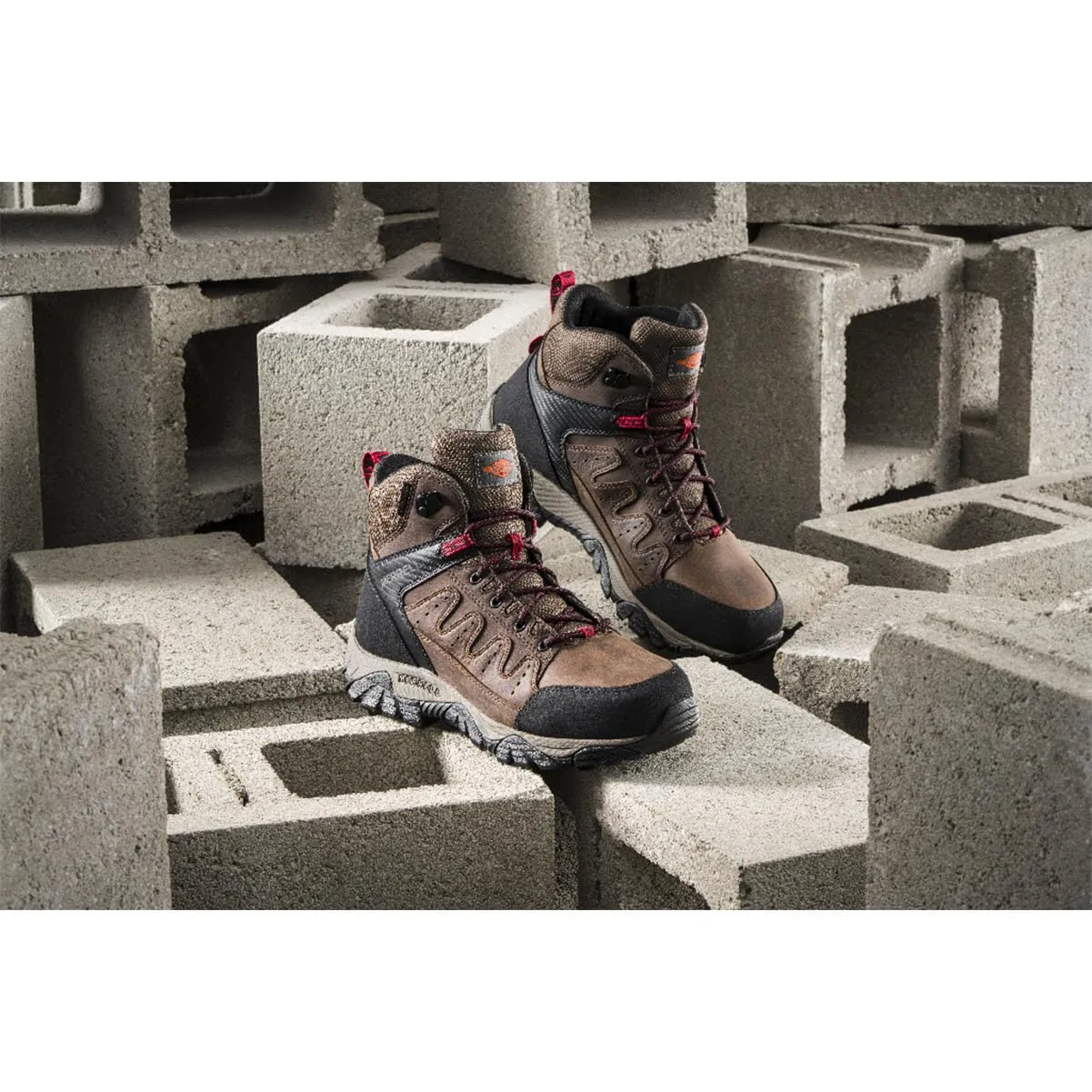 Windoc Waterproof Steel Toe Mid Men's Construction Boot, Rye, 9