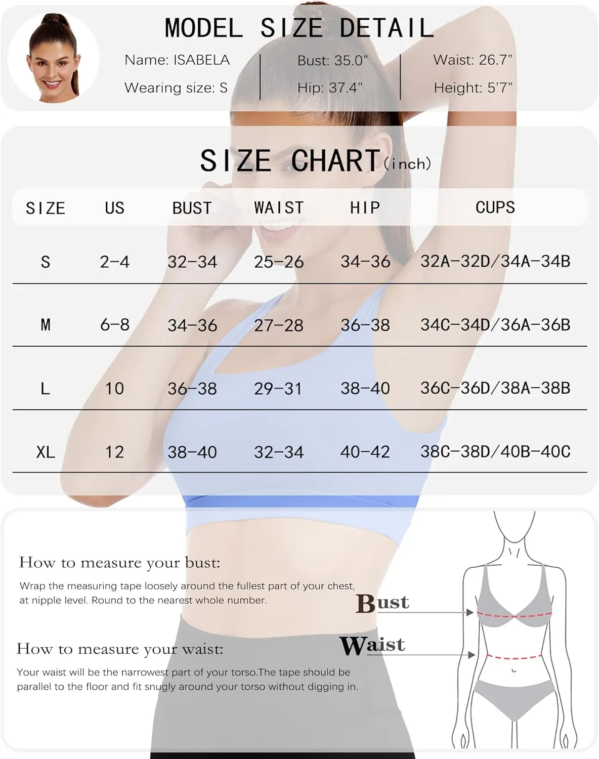 XUNYU Sports Bras for Women High Support Padded Workout Tank Tops Built in Bra Push Up Crop Yoga Athletic Top Open Back